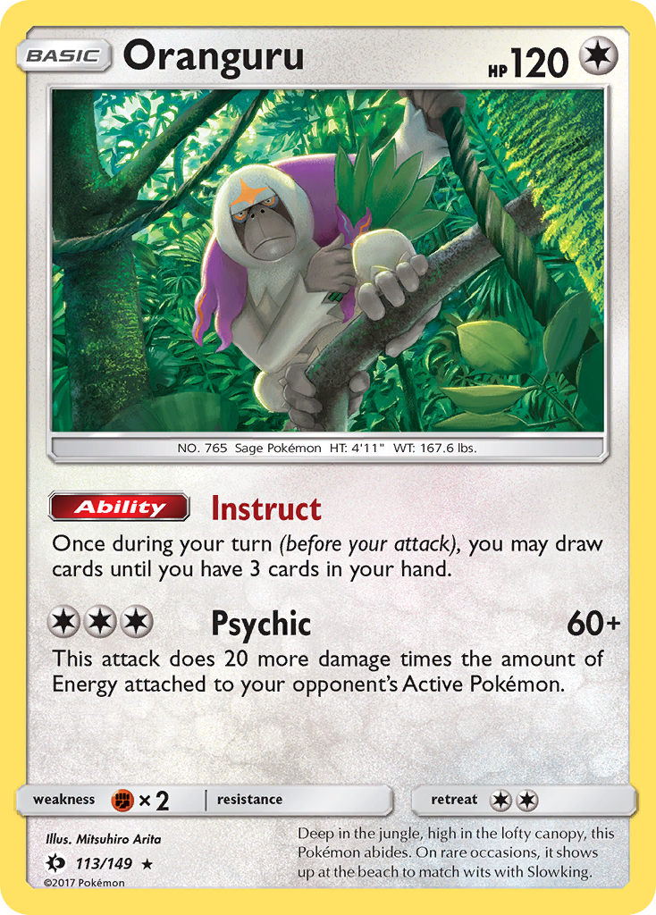 Oranguru (113/149) [Sun & Moon: Base Set] | Total Play