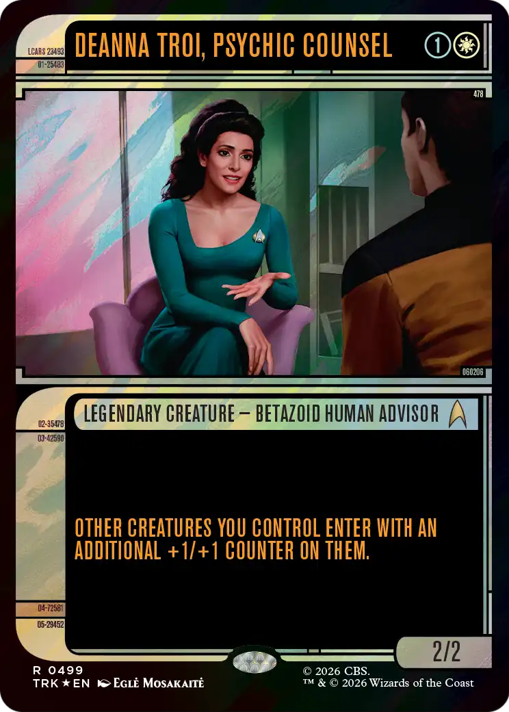 Deanna Troi, Psychic Counsel (Showcase) (Surge Foil) [Star Trek] | Total Play