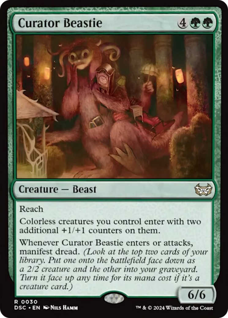 Curator Beastie (Extended Art) [Duskmourn: House of Horror Commander] | Total Play