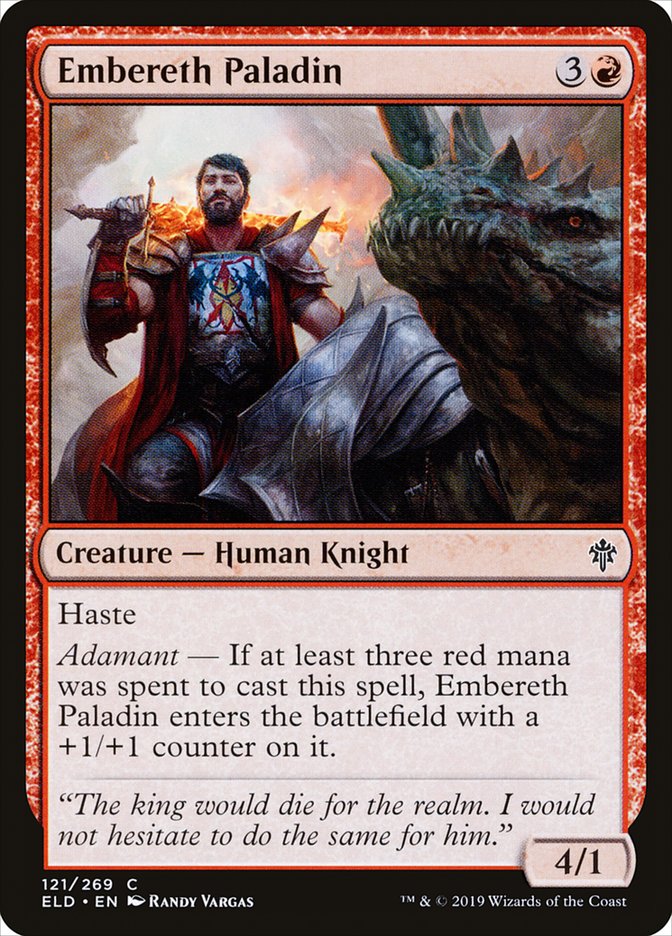 Embereth Paladin [Throne of Eldraine] | Total Play