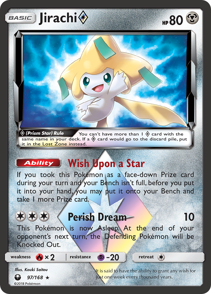 Jirachi (97/168) (Prism Star) [Sun & Moon: Celestial Storm] | Total Play
