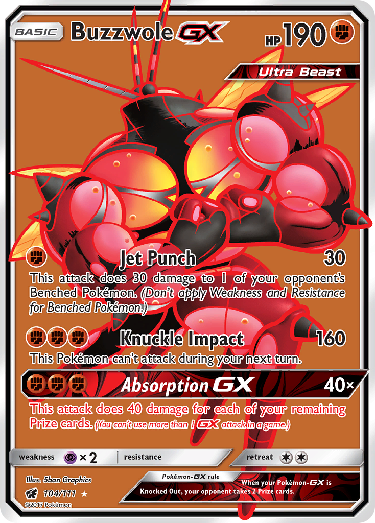 Buzzwole GX (104/111) [Sun & Moon: Crimson Invasion] | Total Play