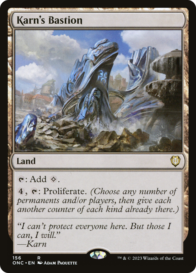 Karn's Bastion [Phyrexia: All Will Be One Commander] | Total Play