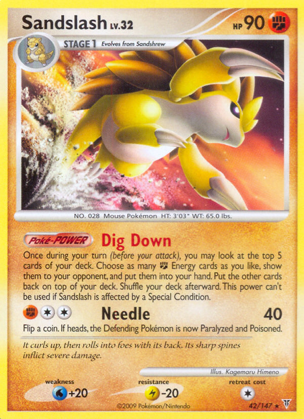 Sandslash (42/147) [Platinum: Supreme Victors] | Total Play