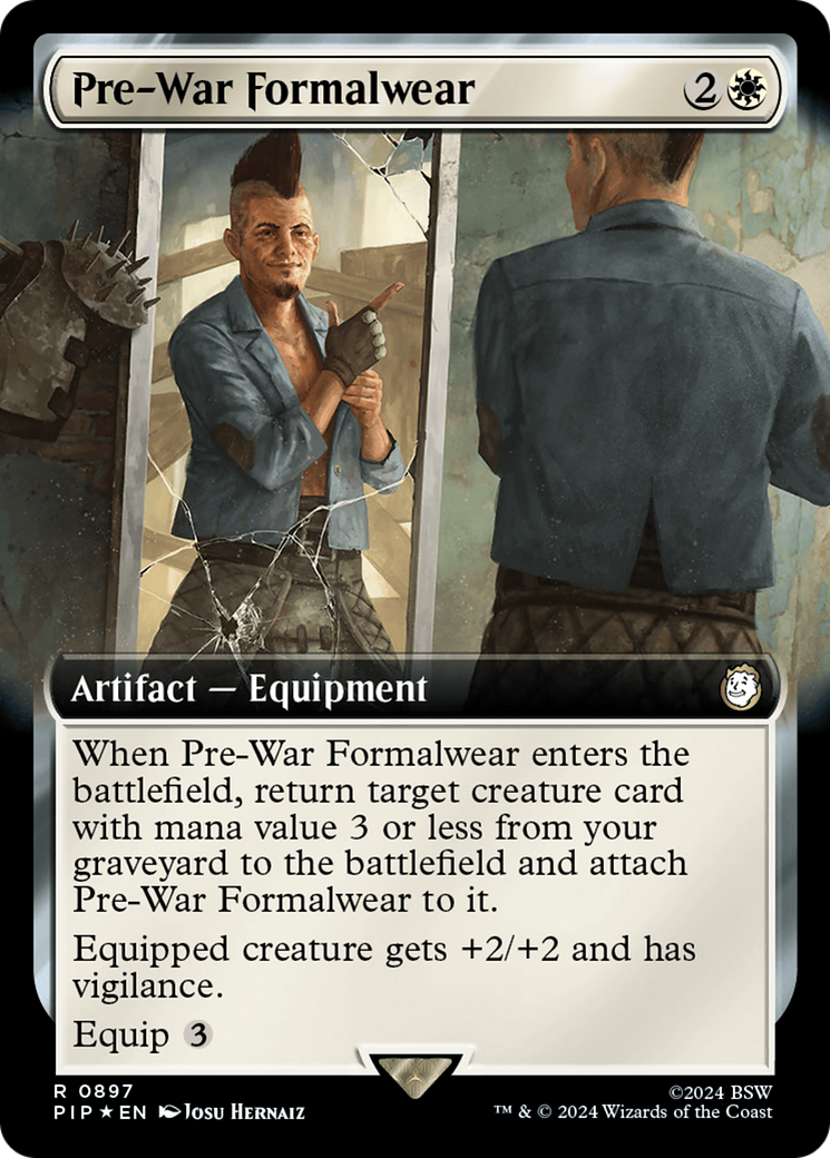 Pre-War Formalwear (Extended Art) (Surge Foil) [Fallout] | Total Play