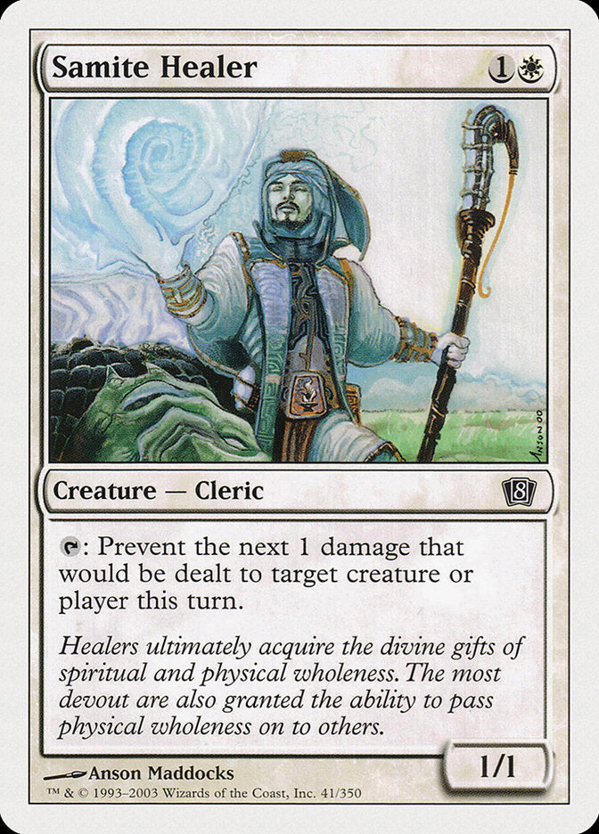 Samite Healer [Eighth Edition] | Total Play