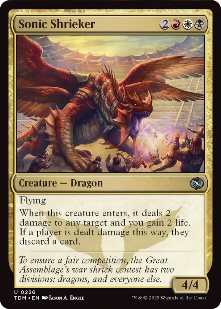 Sonic Shrieker [Tarkir: Dragonstorm] | Total Play