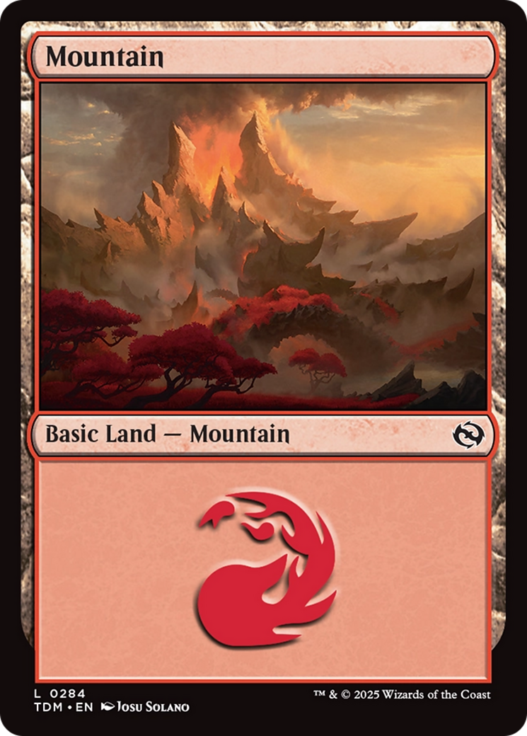 Mountain (0284) [Tarkir: Dragonstorm] | Total Play