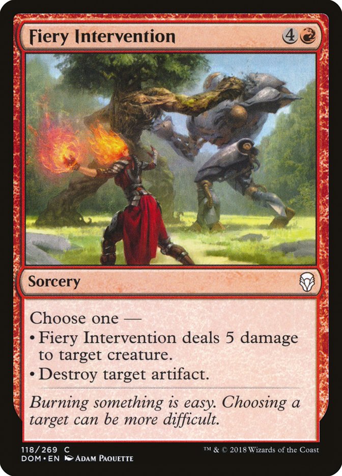 Fiery Intervention [Dominaria] | Total Play