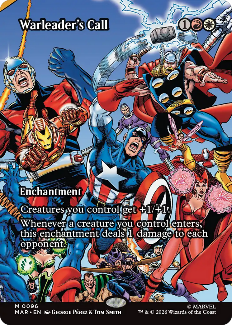 Warleader's Call (Borderless) [Marvel Universe: Eternal-Legal] | Total Play