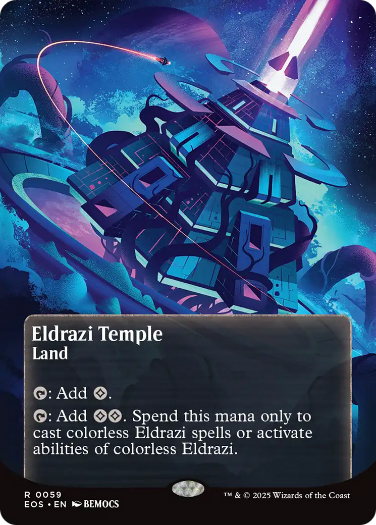 Eldrazi Temple (0059) (Borderless) [Edge of Eternities: Stellar Sights] | Total Play