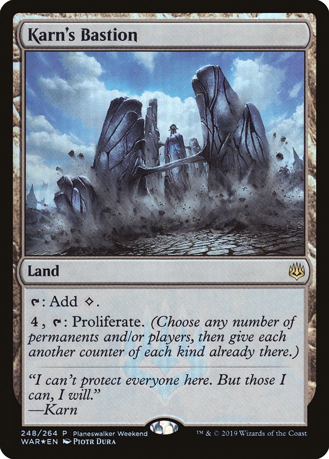 Karn's Bastion (Planeswalker Weekend) [War of the Spark Promos] | Total Play