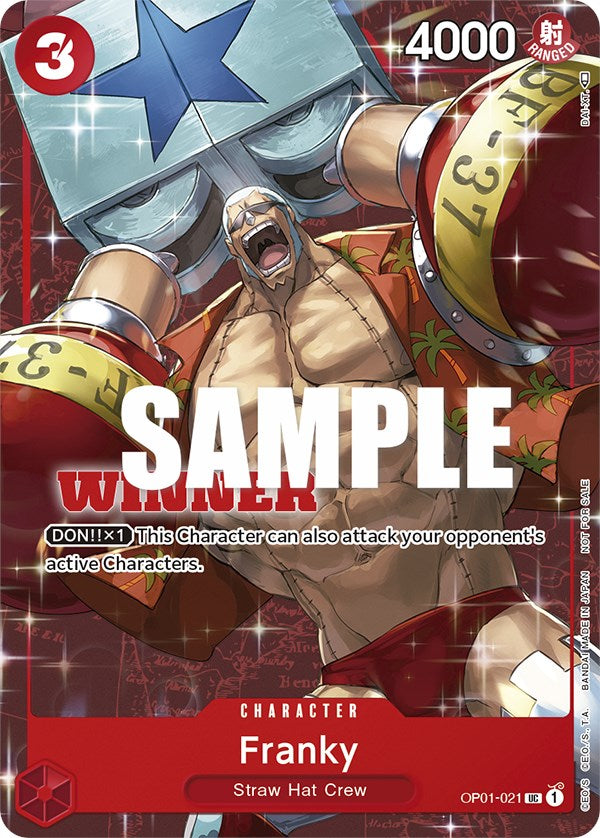 Franky (Tournament Pack Vol. 2) [Winner] [One Piece Promotion Cards] | Total Play