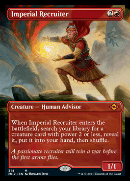 Imperial Recruiter (Borderless Alternate Art) [Modern Horizons 2] | Total Play