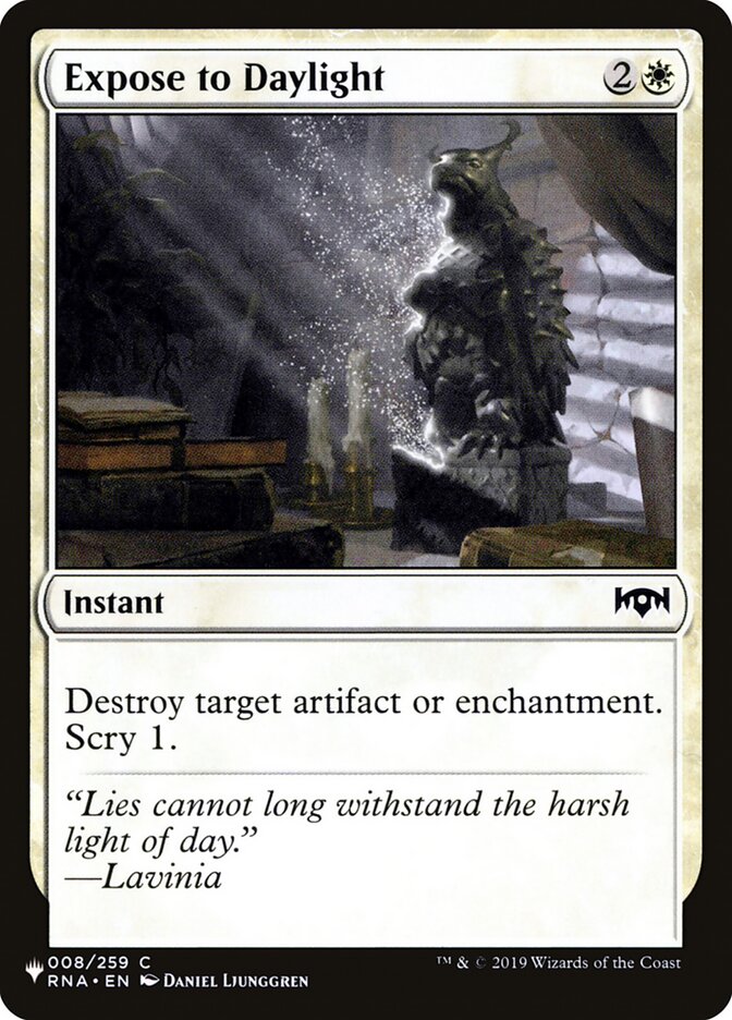 Expose to Daylight [The List] | Total Play