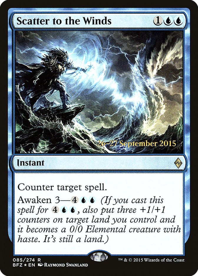 Scatter to the Winds [Battle for Zendikar Prerelease Promos] | Total Play