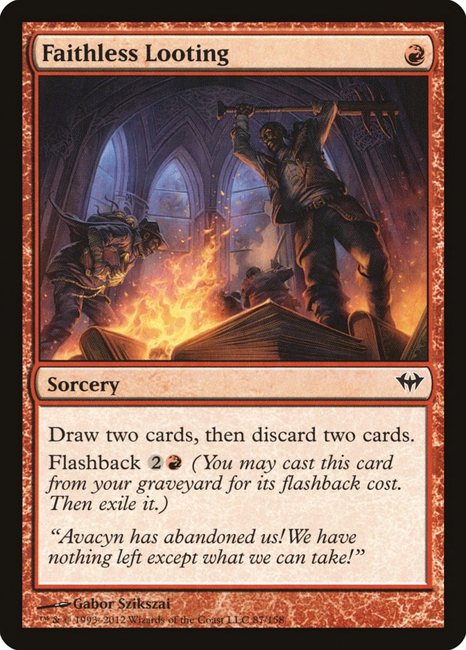 Faithless Looting [Dark Ascension] | Total Play