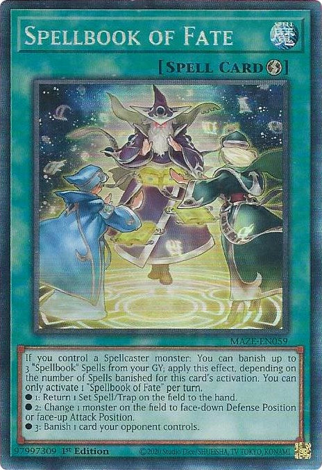 Spellbook of Fate [MAZE-EN059] Collector's Rare | Total Play