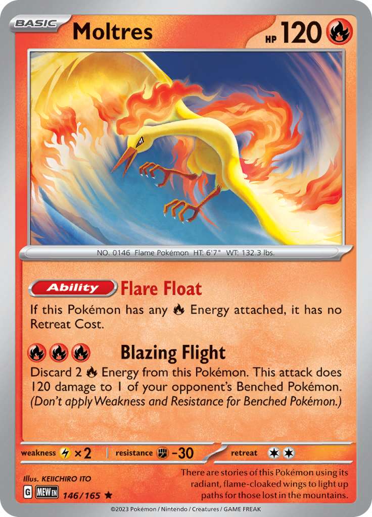 Moltres (146/165) [Scarlet & Violet: 151] | Total Play