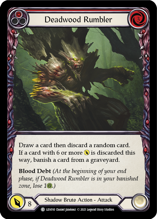 Deadwood Rumbler (Red) [LEV010] (Monarch Levia Blitz Deck) | Total Play
