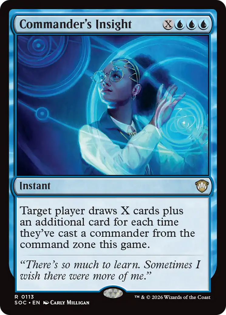 Commander's Insight [Secrets of Strixhaven Commander] | Total Play