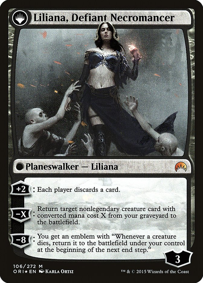 Liliana, Heretical Healer // Liliana, Defiant Necromancer [Magic Origins Prerelease Promos] | Total Play