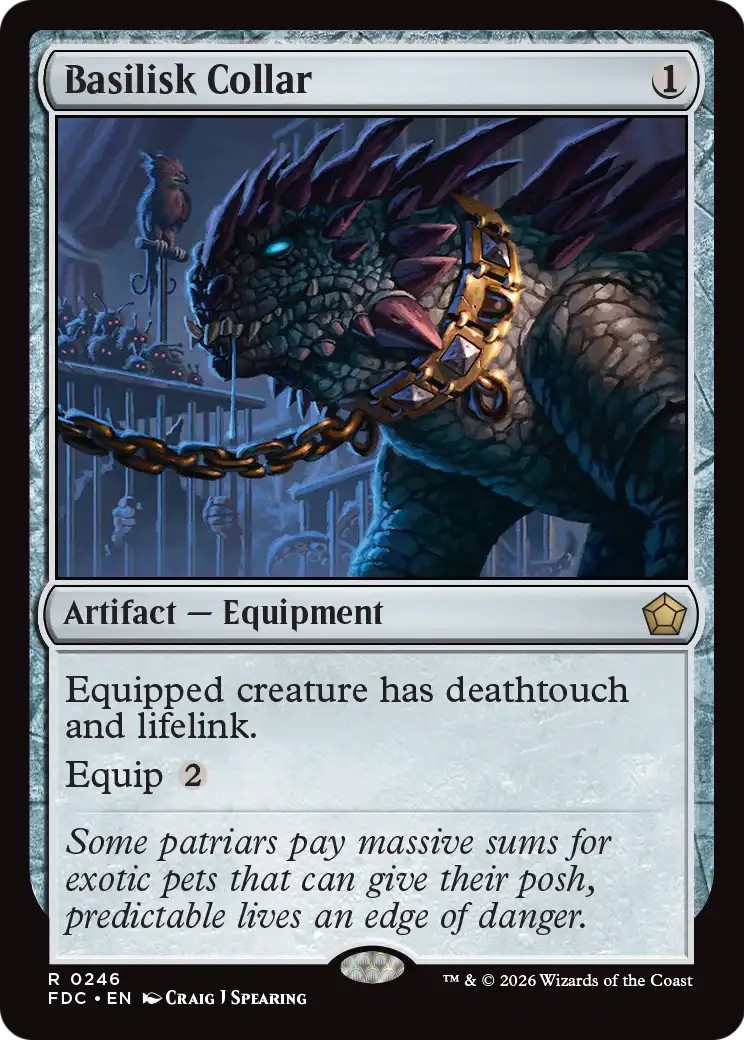 Basilisk Collar [Foundations Commander] | Total Play