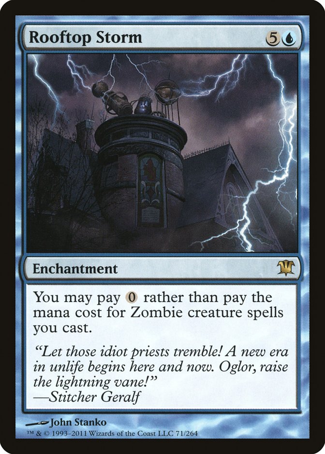 Rooftop Storm [Innistrad] | Total Play