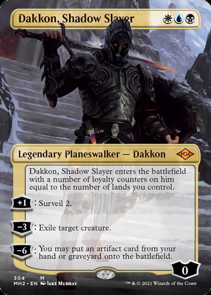 Dakkon, Shadow Slayer (Borderless) [Modern Horizons 2] | Total Play