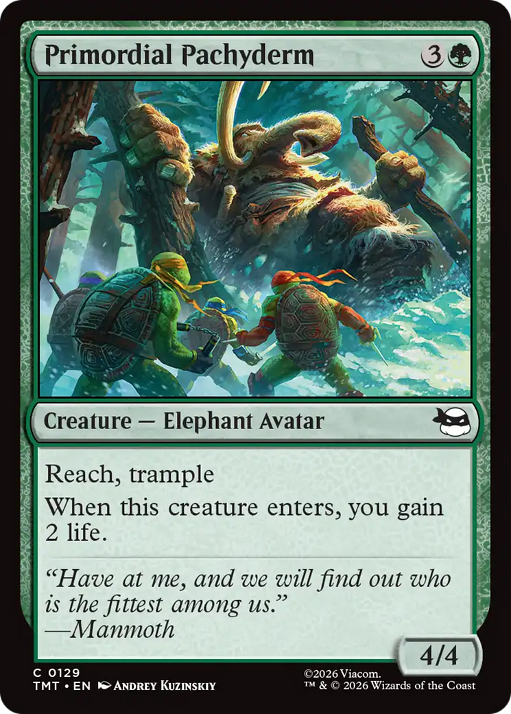 Primordial Pachyderm [Teenage Mutant Ninja Turtles] | Total Play