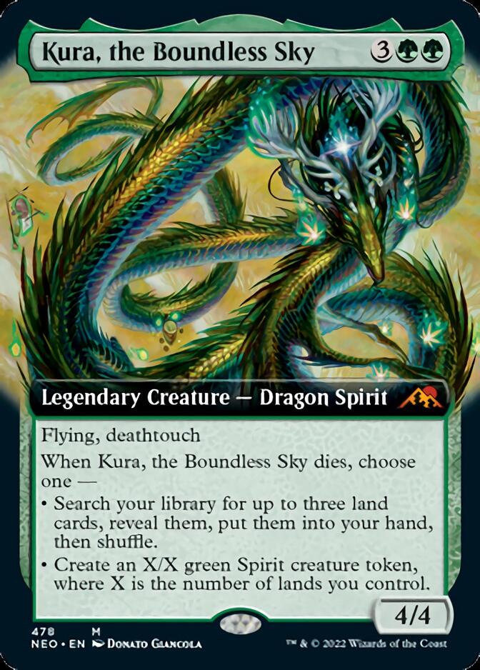 Kura, the Boundless Sky (Extended Art) [Kamigawa: Neon Dynasty] | Total Play