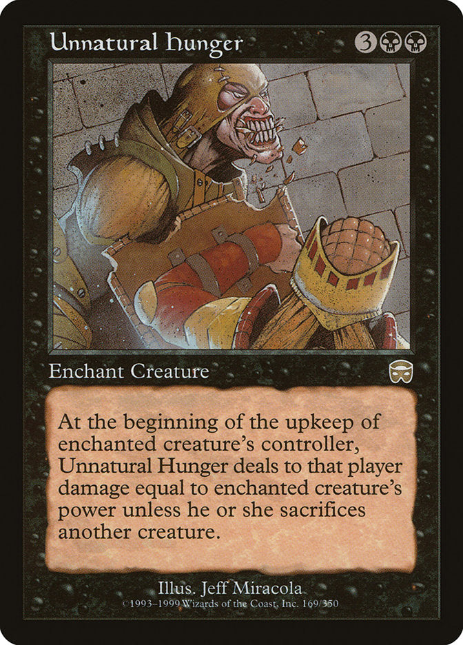 Unnatural Hunger [Mercadian Masques] | Total Play