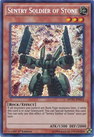 Sentry Soldier of Stone [MVP1-ENS12] Secret Rare | Total Play
