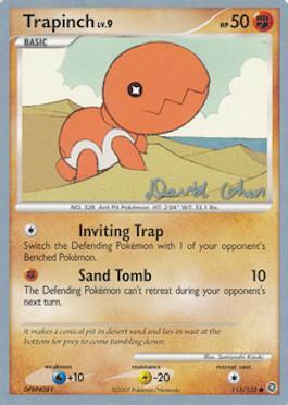 Trapinch LV.9 (115/132) (Stallgon - David Cohen) [World Championships 2009] | Total Play