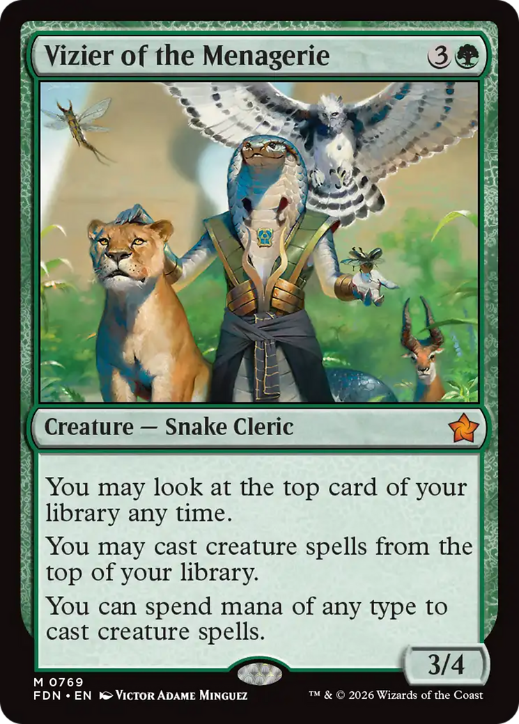 Vizier of the Menagerie (0769) [Foundations] | Total Play