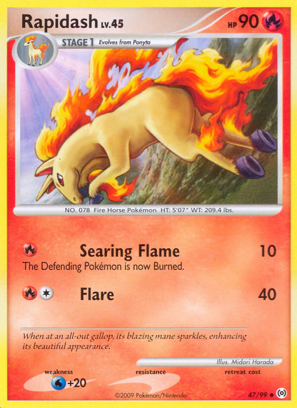 Rapidash (47/99) [Platinum: Arceus] | Total Play