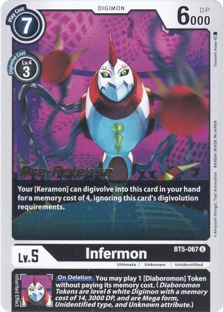 Infermon [BT5-067] [Battle of Omni Pre-Release Promos] | Total Play