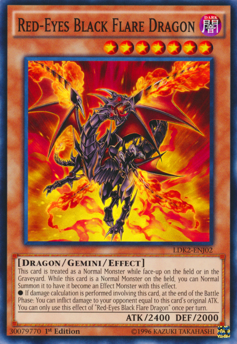 Red-Eyes Black Flare Dragon [LDK2-ENJ02] Common | Total Play