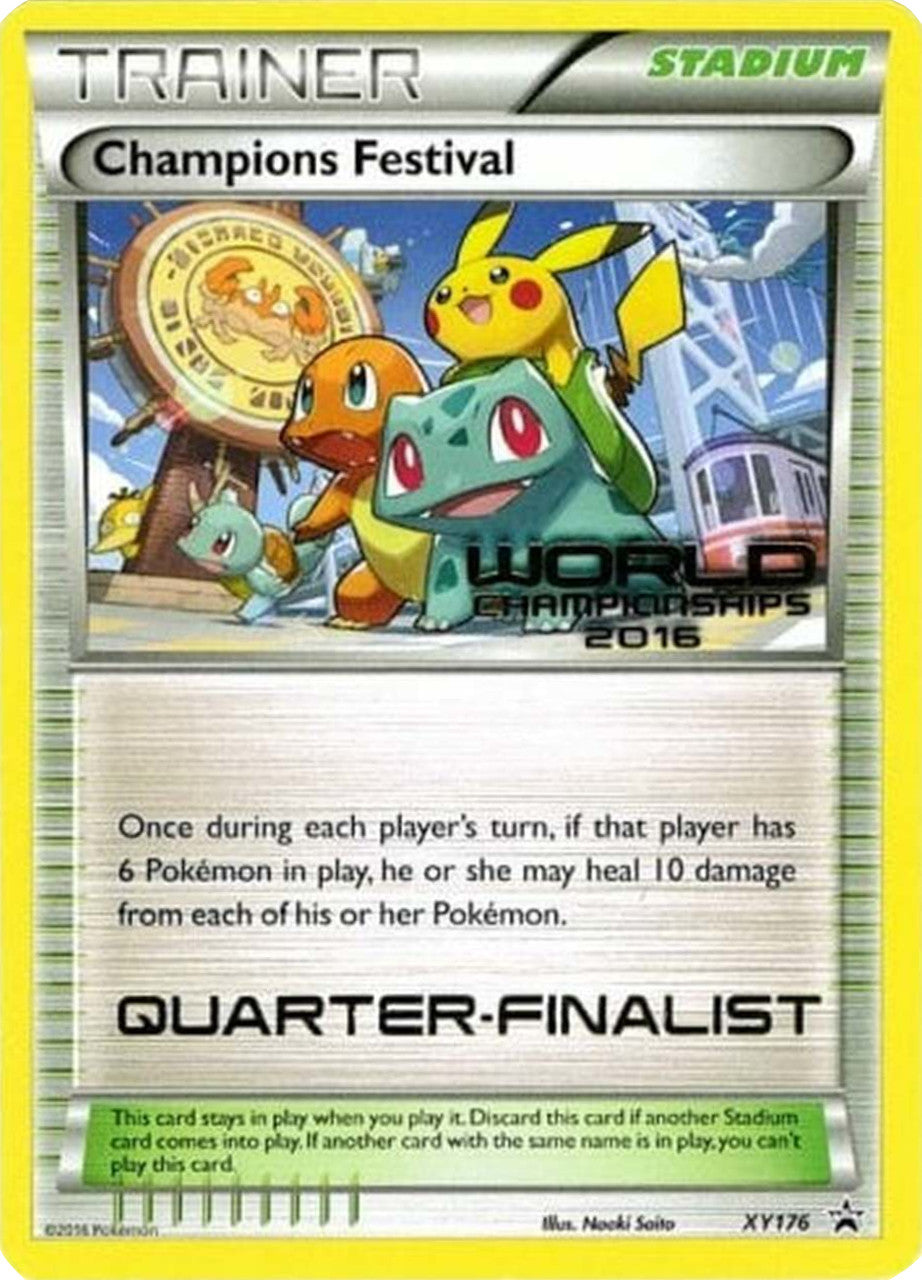 Champions Festival (XY176) (2016 Quarter Finalist) [XY: Black Star Promos] | Total Play