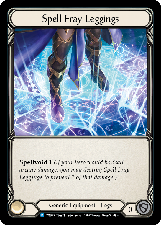 Spell Fray Leggings [DYN239] (Dynasty)  Rainbow Foil | Total Play