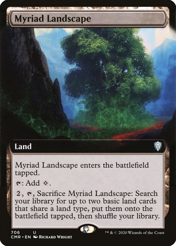 Myriad Landscape (Extended Art) [Commander Legends] | Total Play