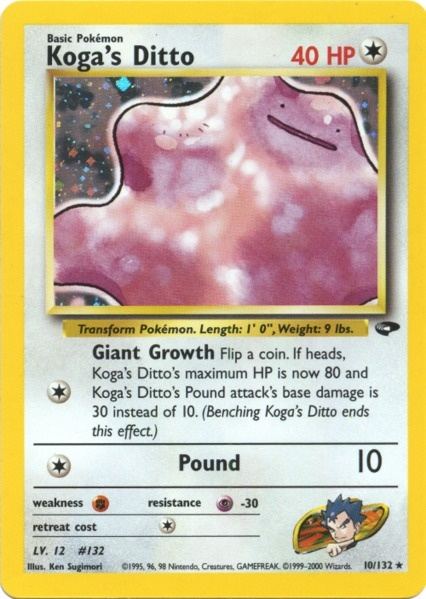 Koga's Ditto (10/132) [Gym Challenge Unlimited] | Total Play