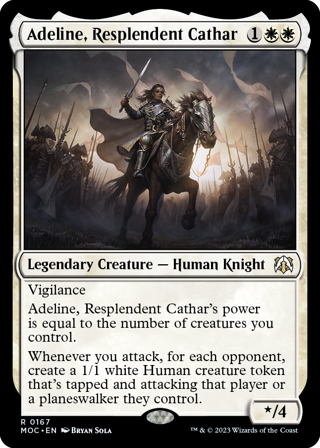 Adeline, Resplendent Cathar [March of the Machine Commander] | Total Play