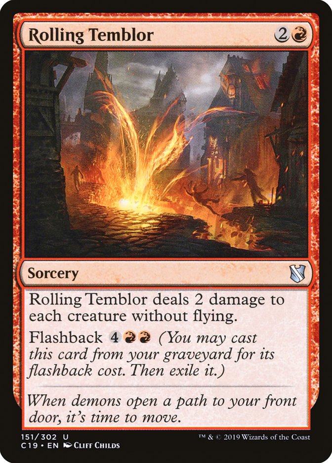 Rolling Temblor [Commander 2019] | Total Play
