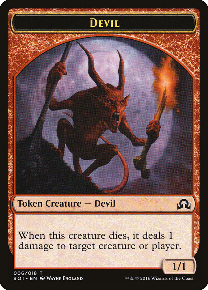Devil Token [Shadows over Innistrad Tokens] | Total Play