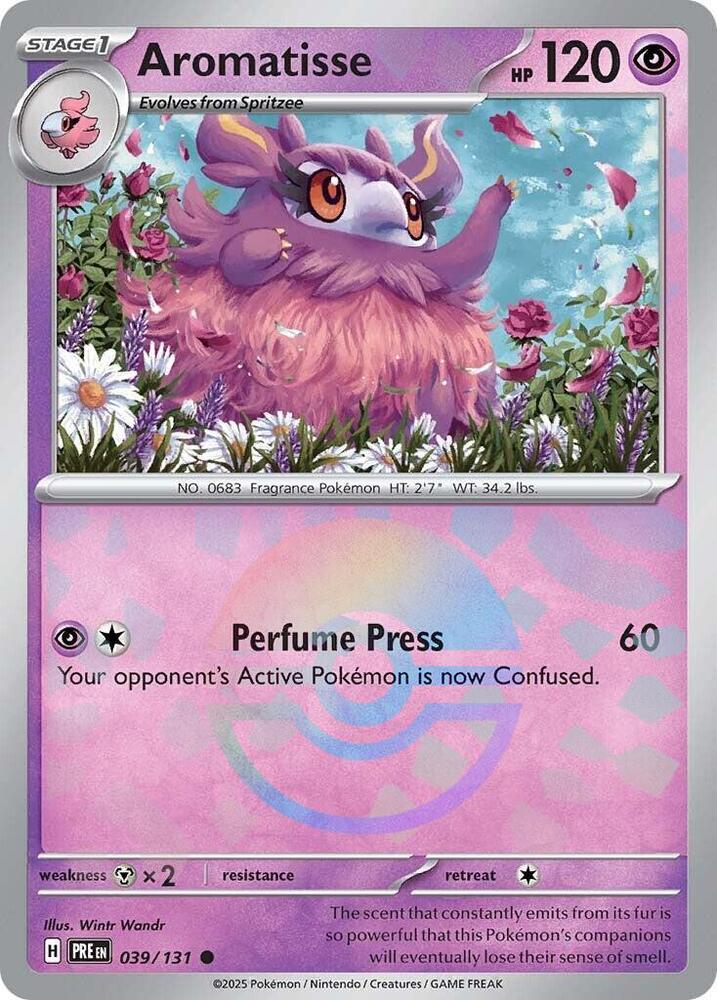 Aromatisse (039/131) (Poke Ball Pattern) [Scarlet & Violet: Prismatic Evolutions] | Total Play