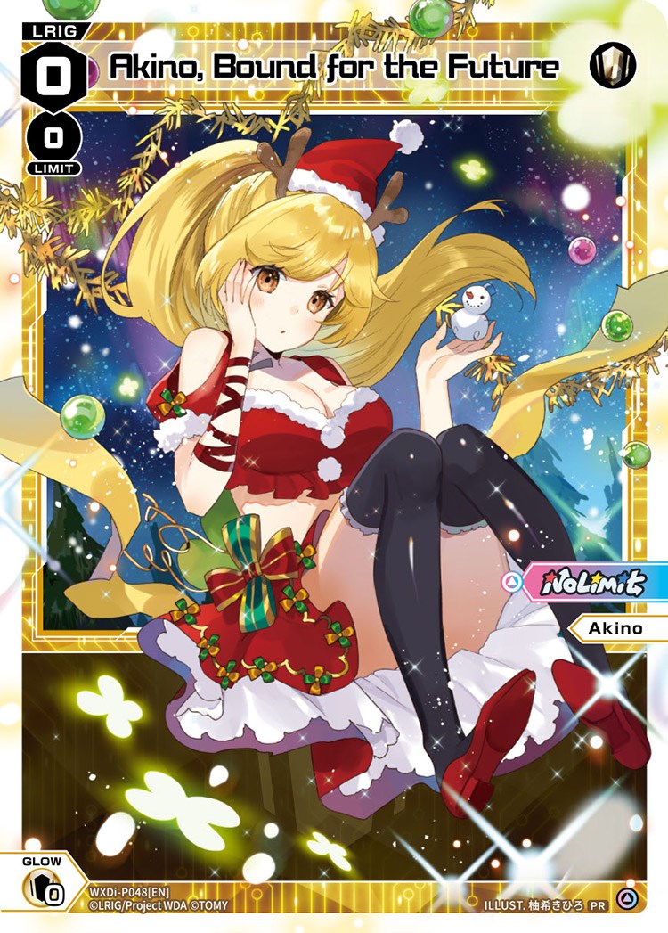 Akino, Bound for the Future (Christmas) (WXDi-P048) [Promo Cards] | Total Play