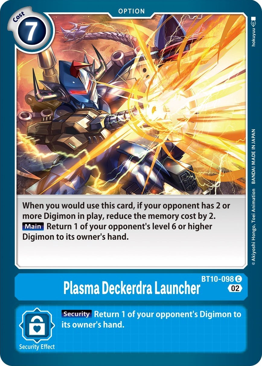 Plasma Deckerdra Launcher [BT10-098] [Xros Encounter] | Total Play