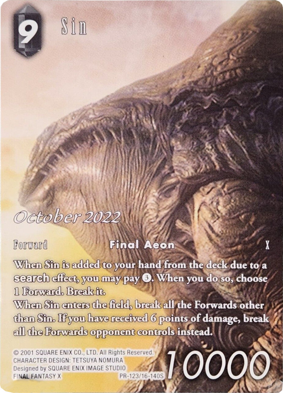 Sin (October 2022) [Promo Cards] | Total Play