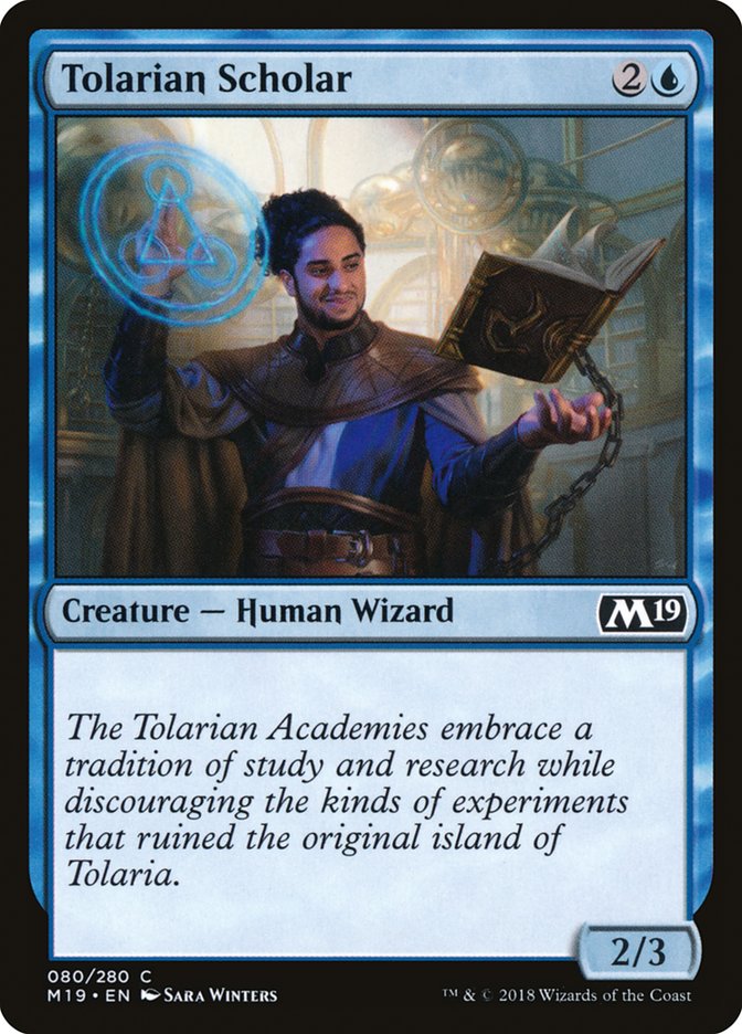 Tolarian Scholar [Core Set 2019] | Total Play